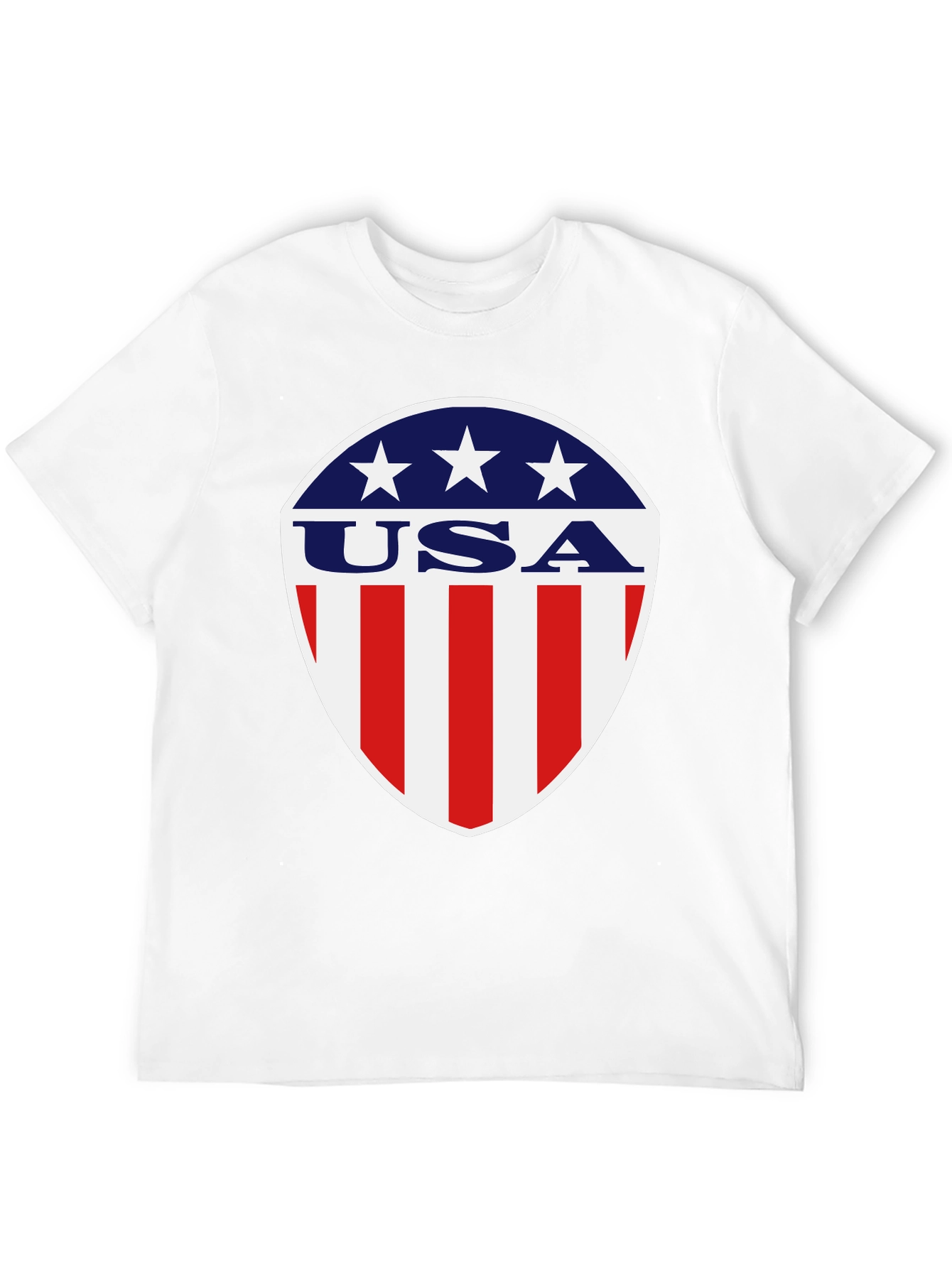 Patriotic USA Shield Graphic T-Shirt