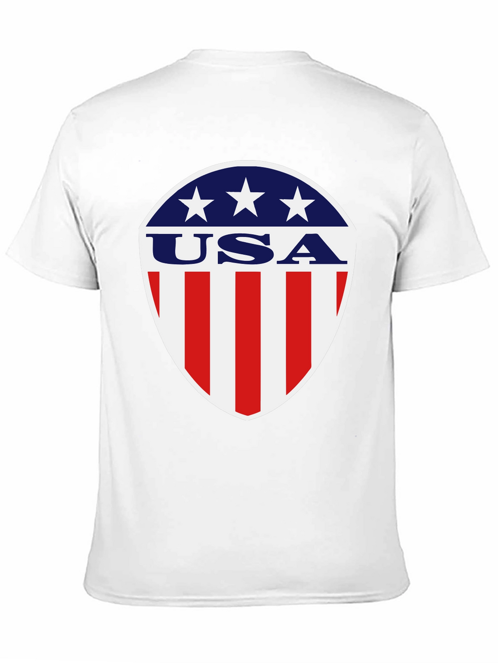 Patriotic USA Shield Graphic T-Shirt