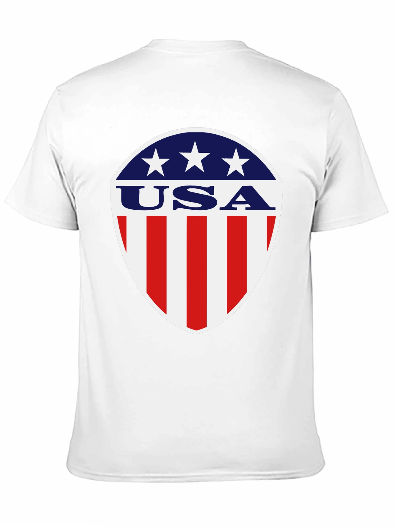 Patriotic USA Shield Graphic T-Shirt