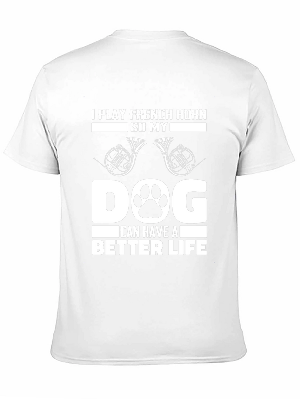 French Horn Dog Lover T-Shirt