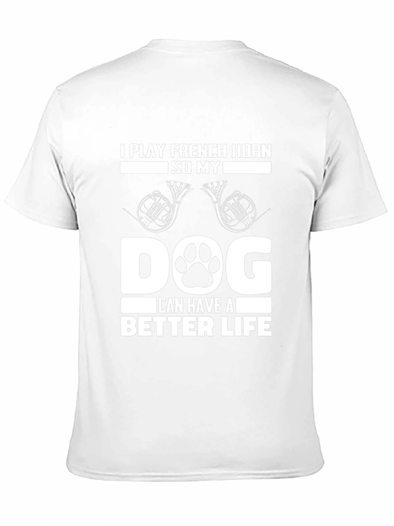French Horn Dog Lover T-Shirt