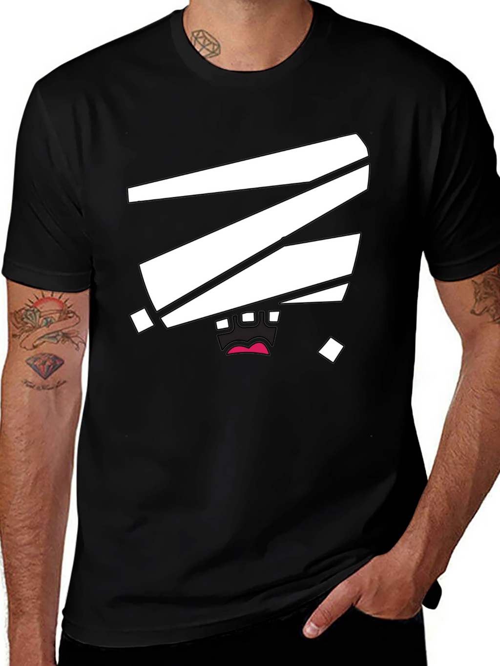 Abstract Graphic T-Shirt