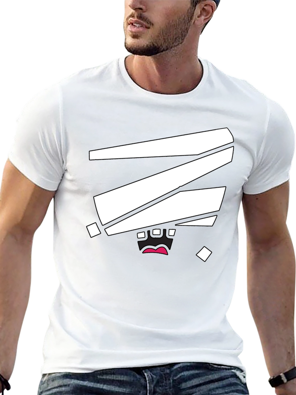 Abstract Graphic T-Shirt