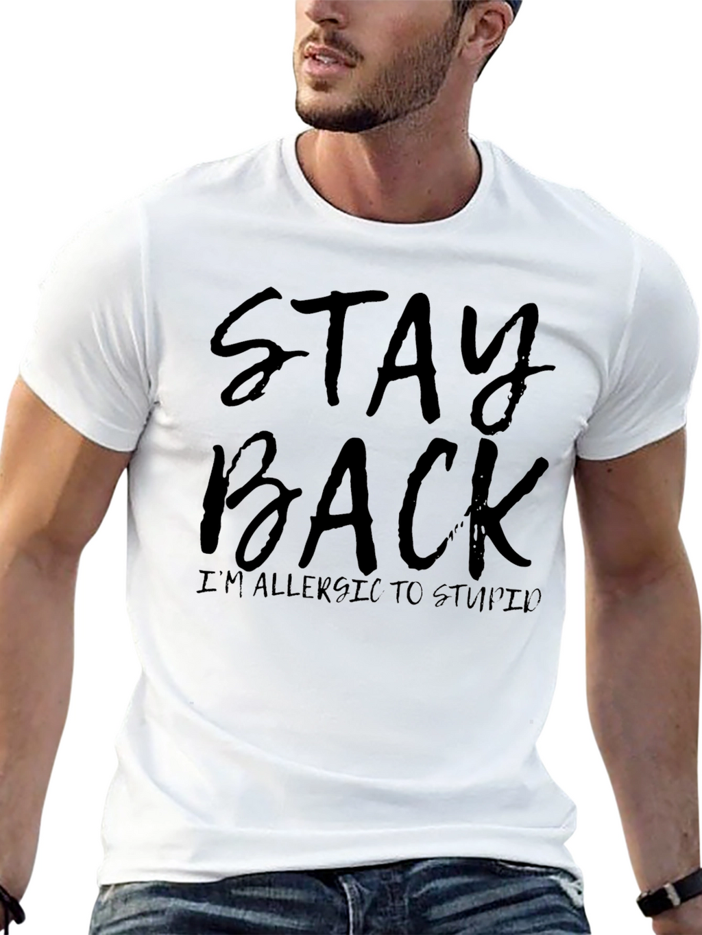 Stay Back Sarcastic Graphic Tee