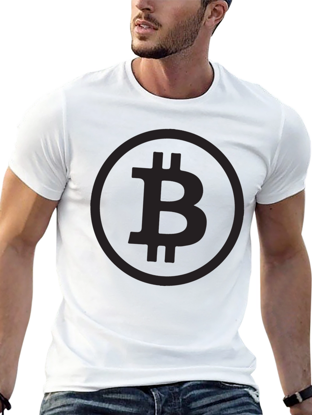 Bitcoin Black Tee - Crypto Fashion