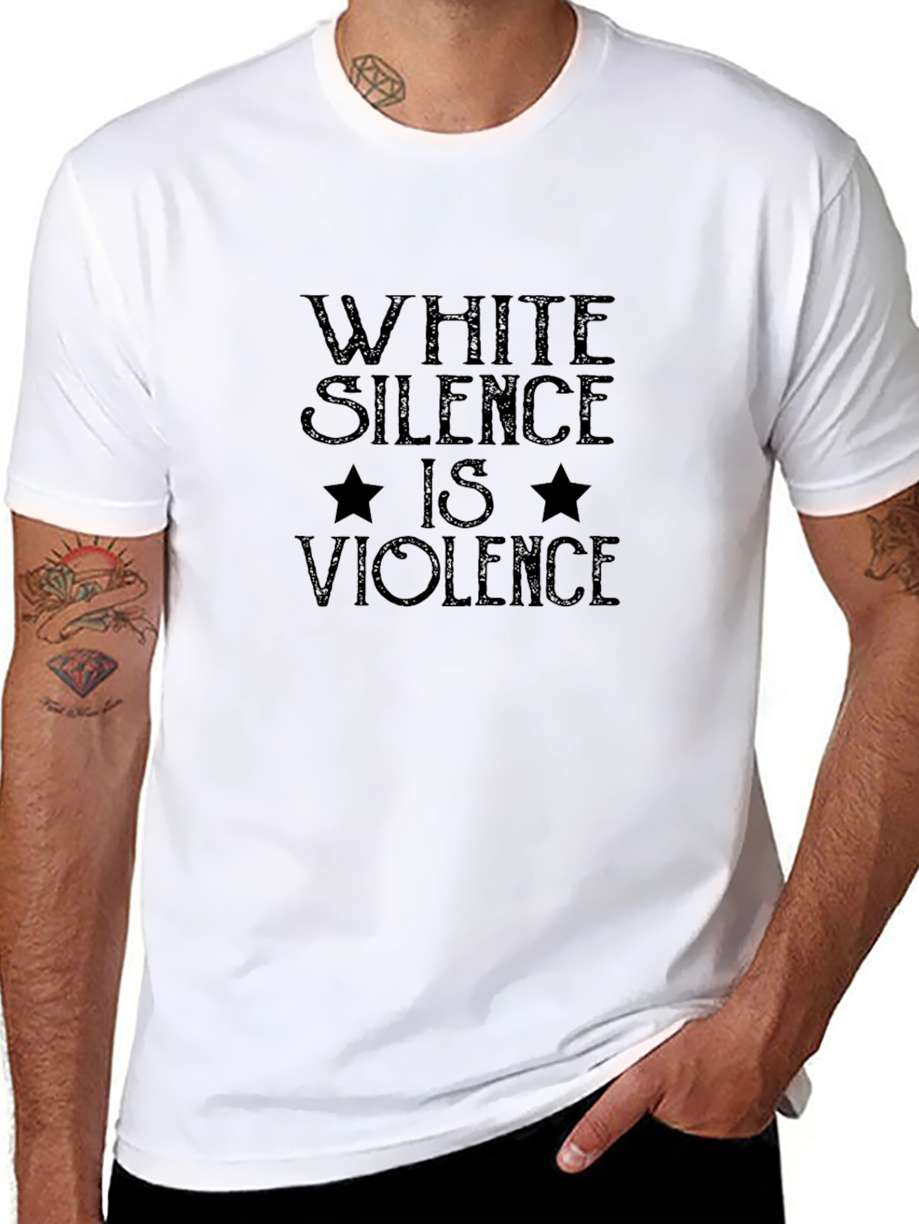 White Silence is Violence Graphic Tee