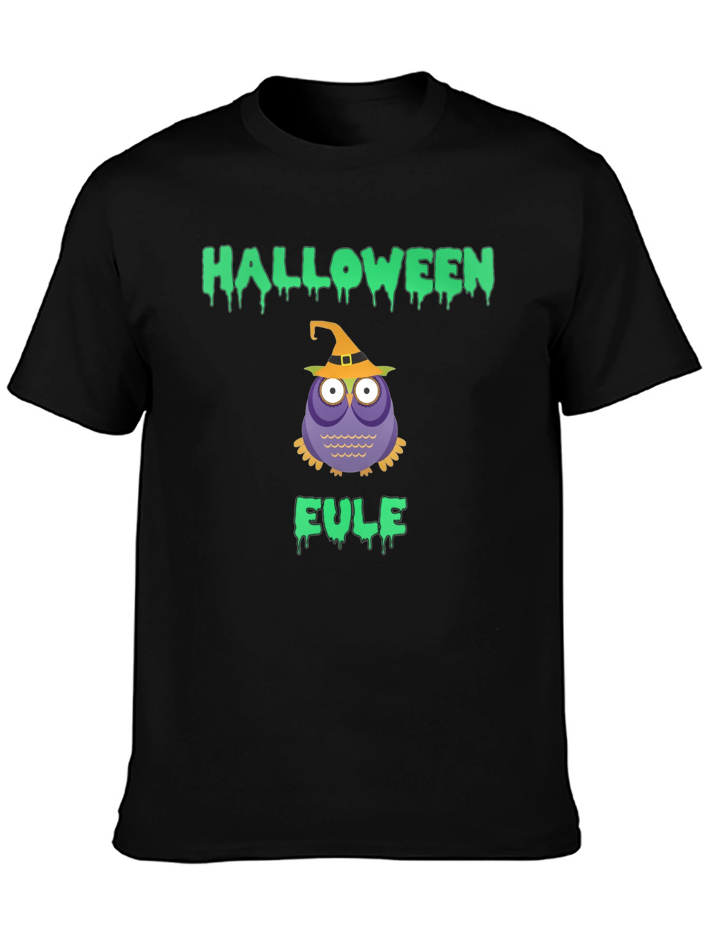 Halloween Owl T-Shirt - Eule Witch Tee