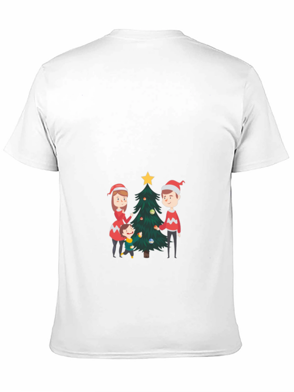 Festive Family Christmas Tree T-Shirt