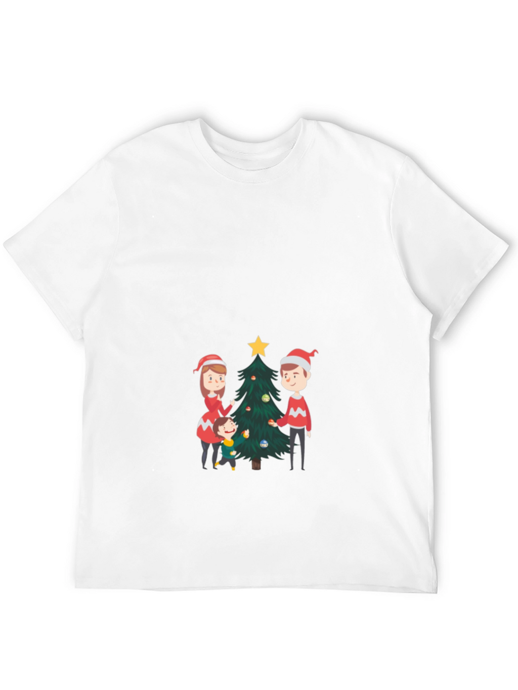 Festive Family Christmas Tree T-Shirt