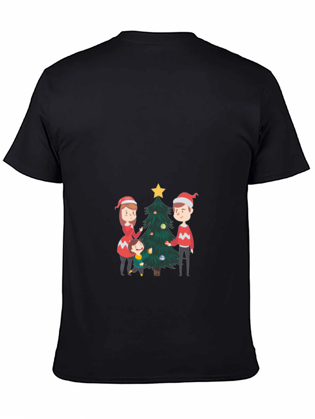 Festive Family Christmas Tree T-Shirt
