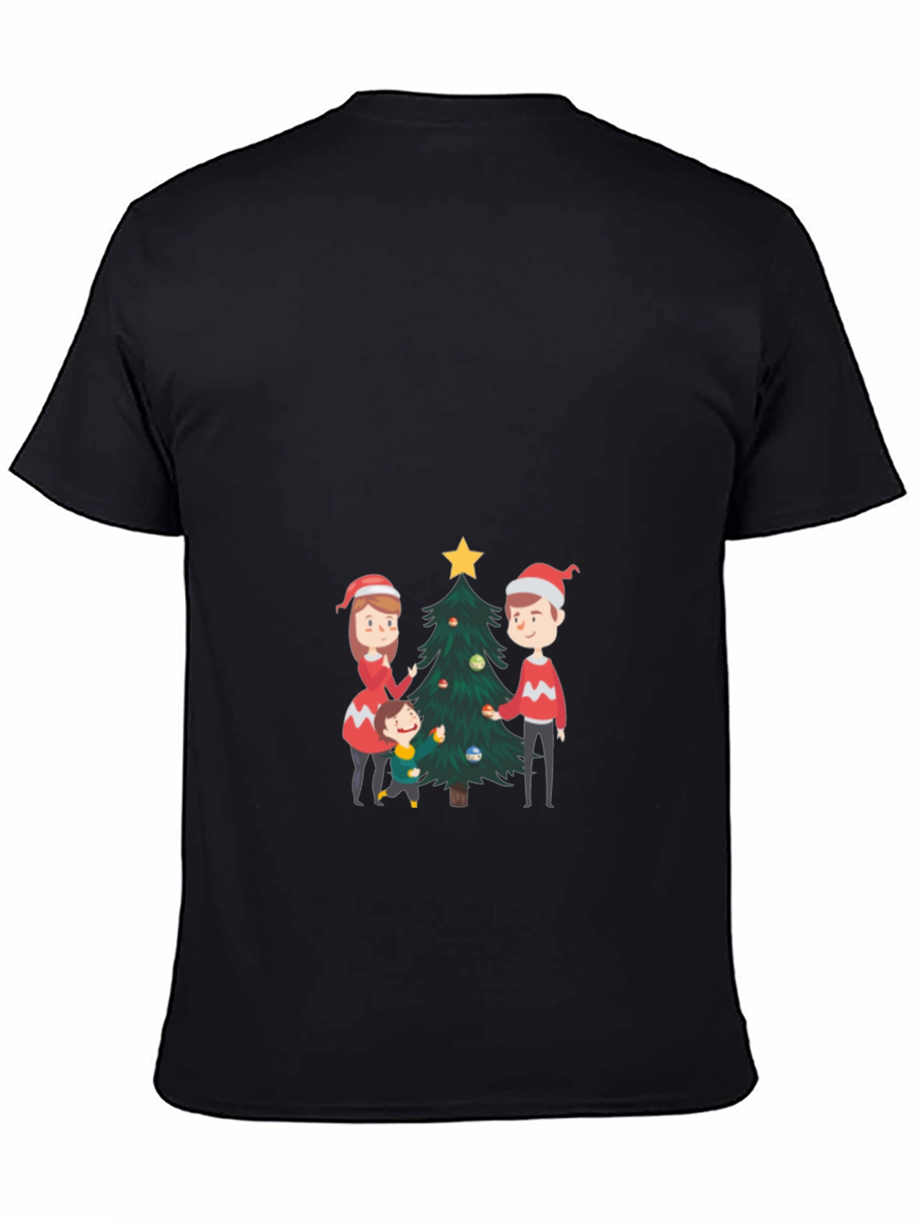 Festive Family Christmas Tree T-Shirt