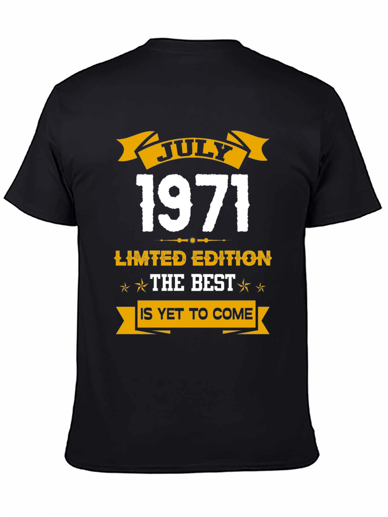 July 1971 Limited Edition Best Yet to Come Black T-Shirt