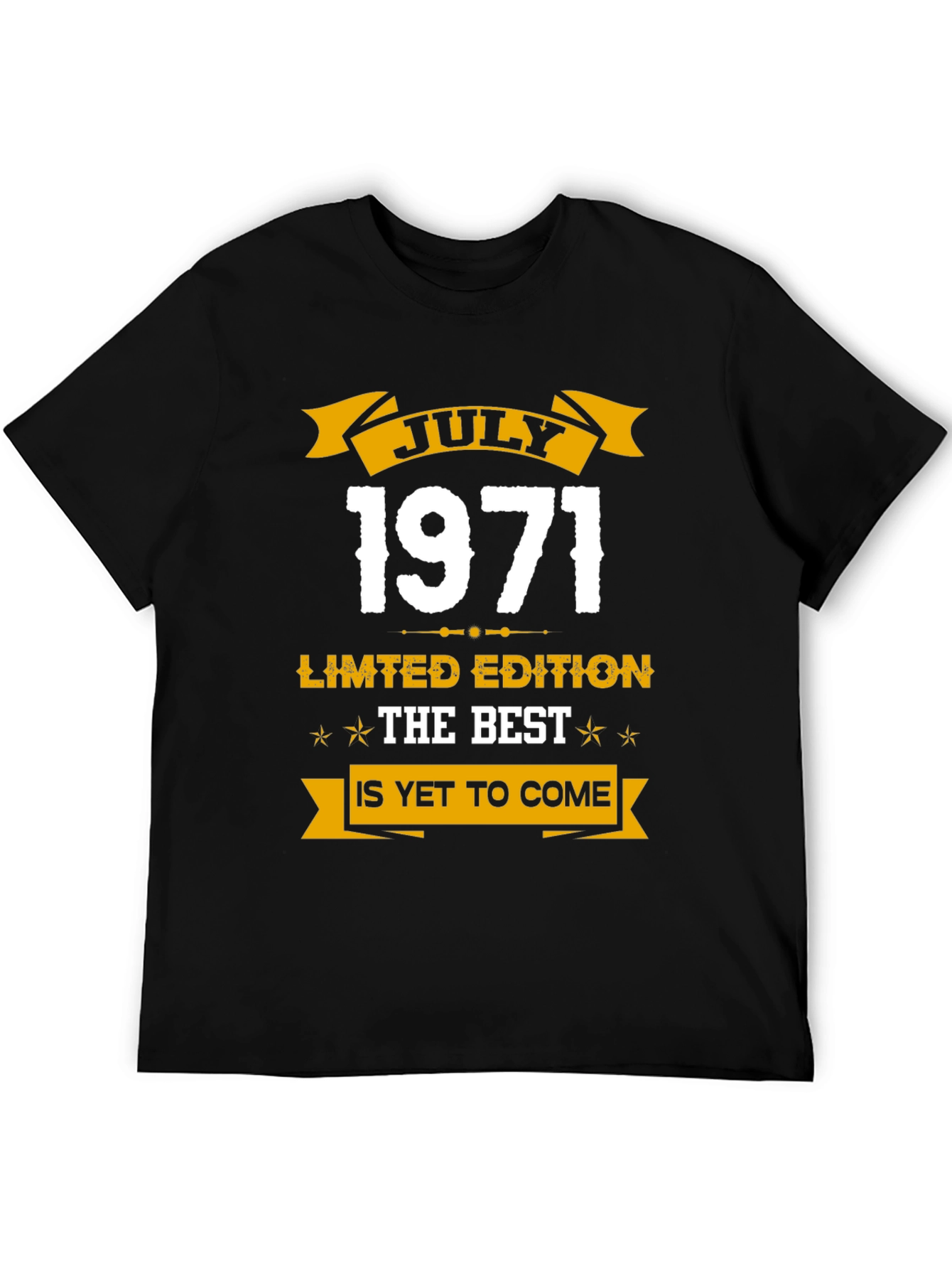 July 1971 Limited Edition Best Yet to Come Black T-Shirt
