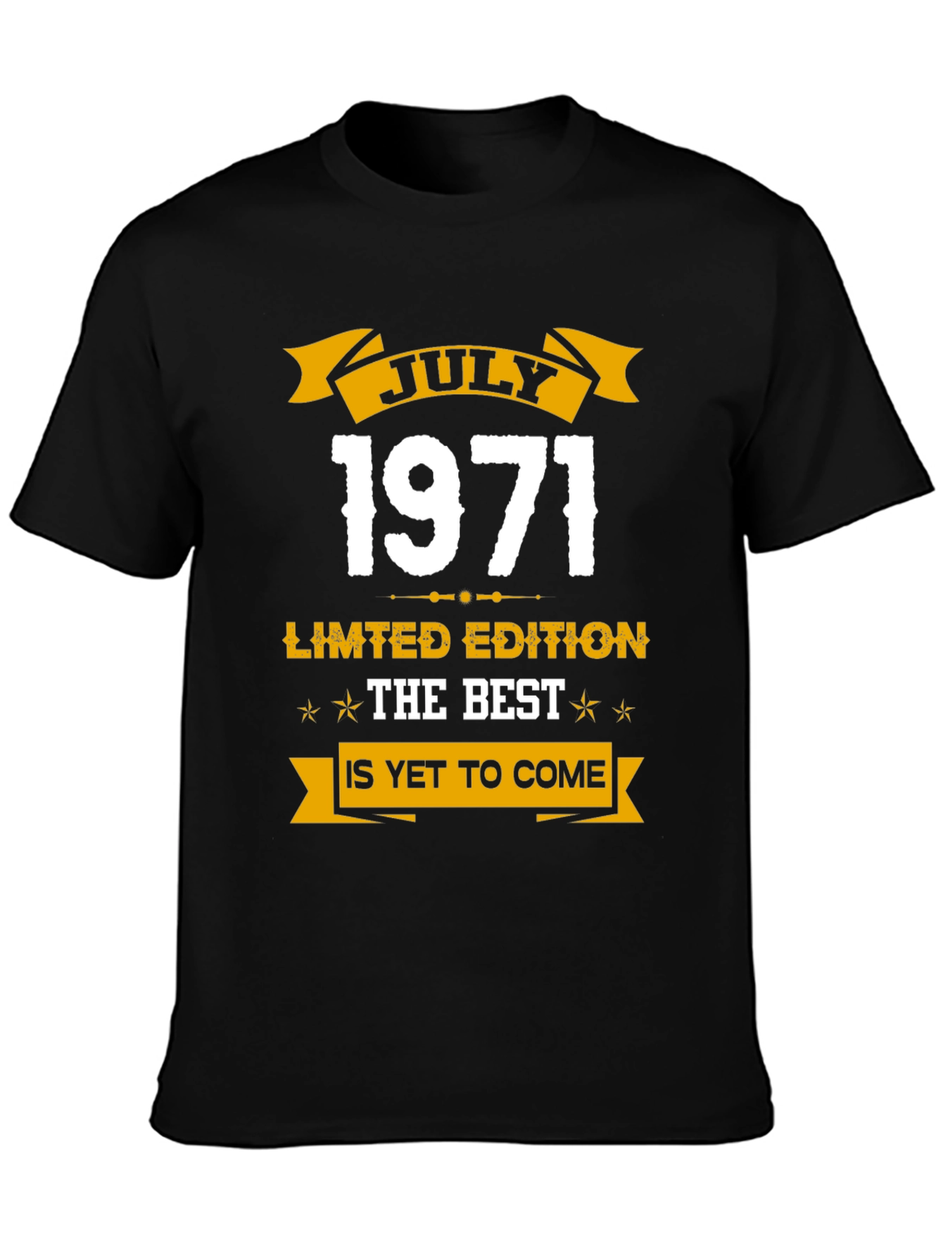 July 1971 Limited Edition Best Yet to Come Black T-Shirt