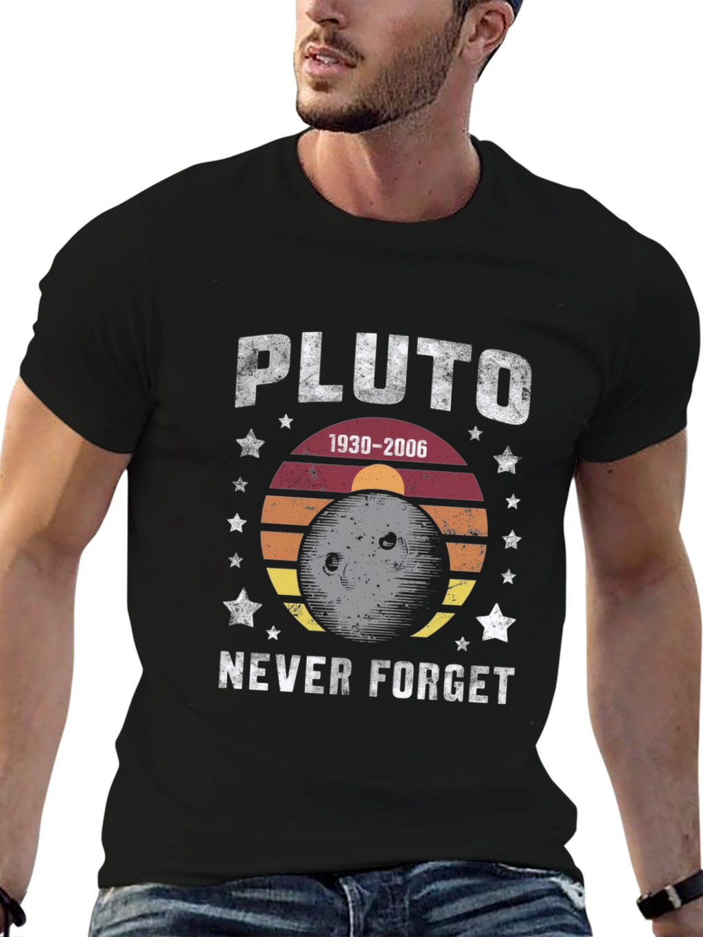 Pluto Never Forget Graphic Tee