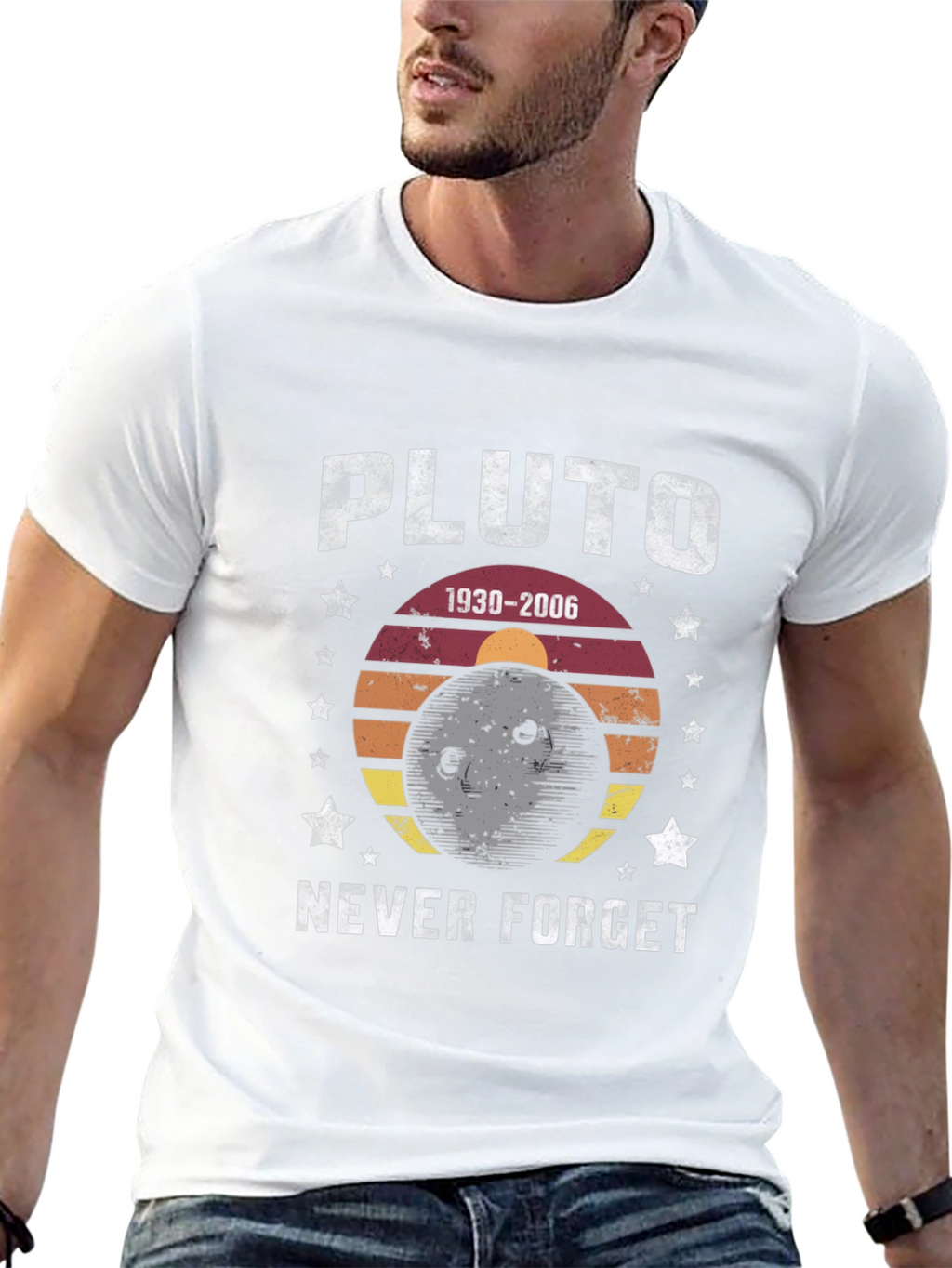 Pluto Never Forget Graphic Tee