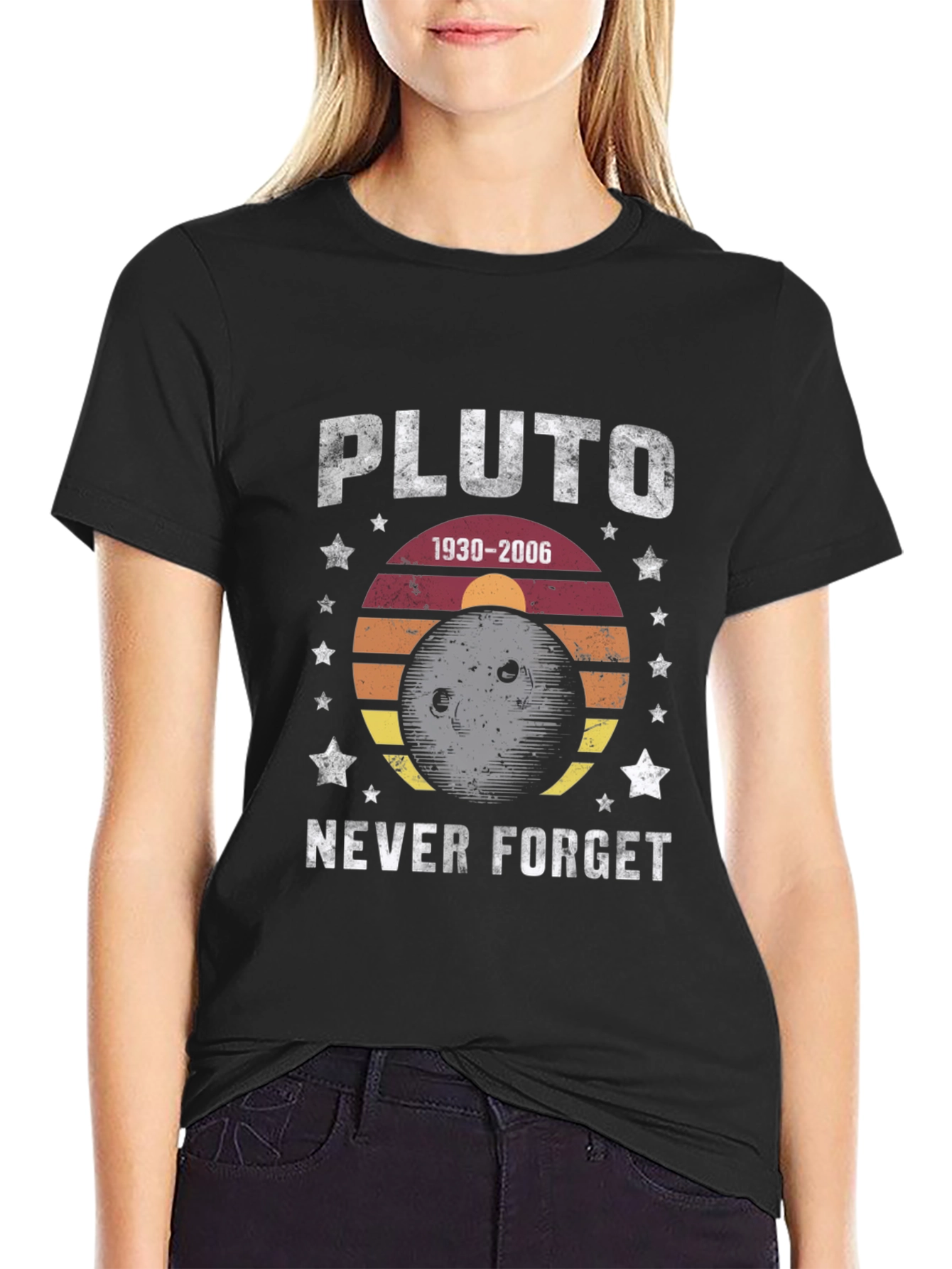 Pluto Never Forget Graphic Tee