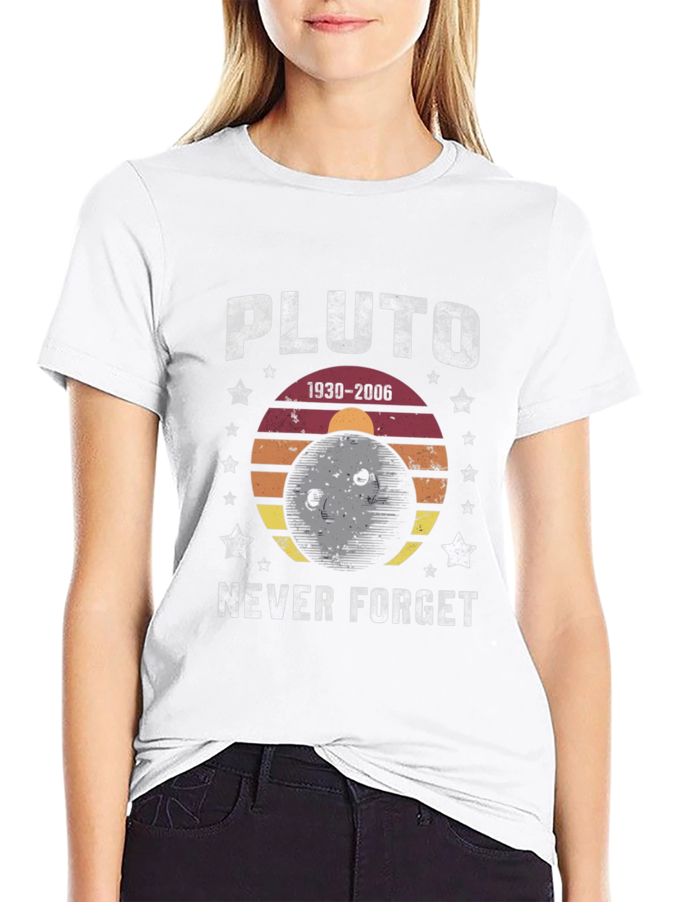 Pluto Never Forget Graphic Tee