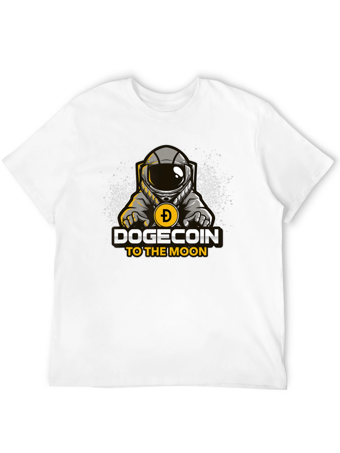 Dogecoin to the Moon Black T-Shirt