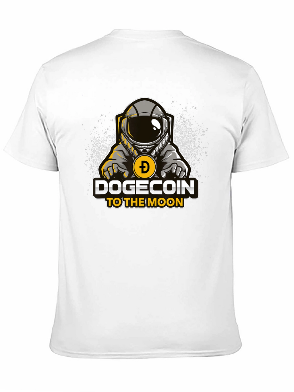 Dogecoin to the Moon Black T-Shirt