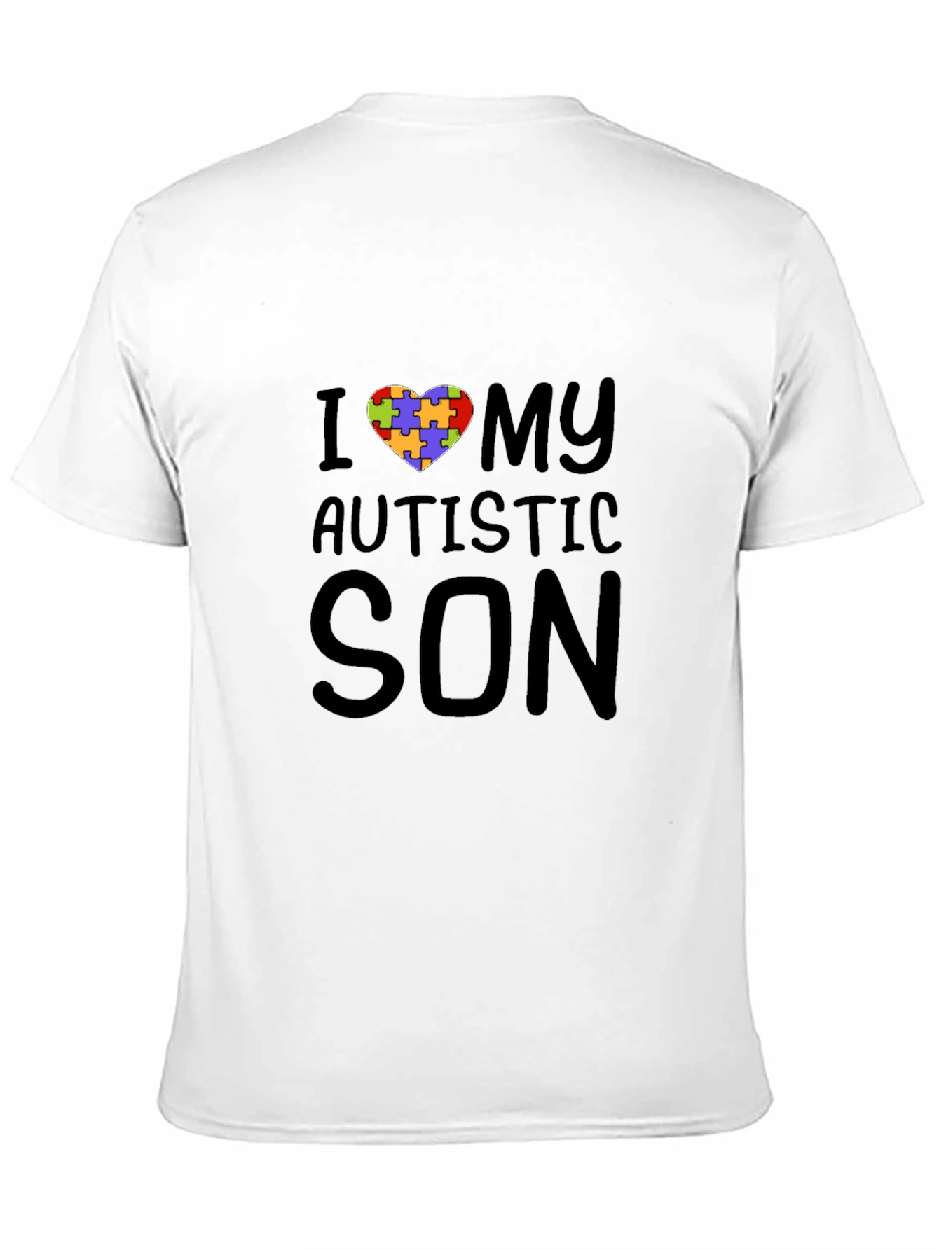 I Heart My Autistic Son T-Shirt - Autism Awareness