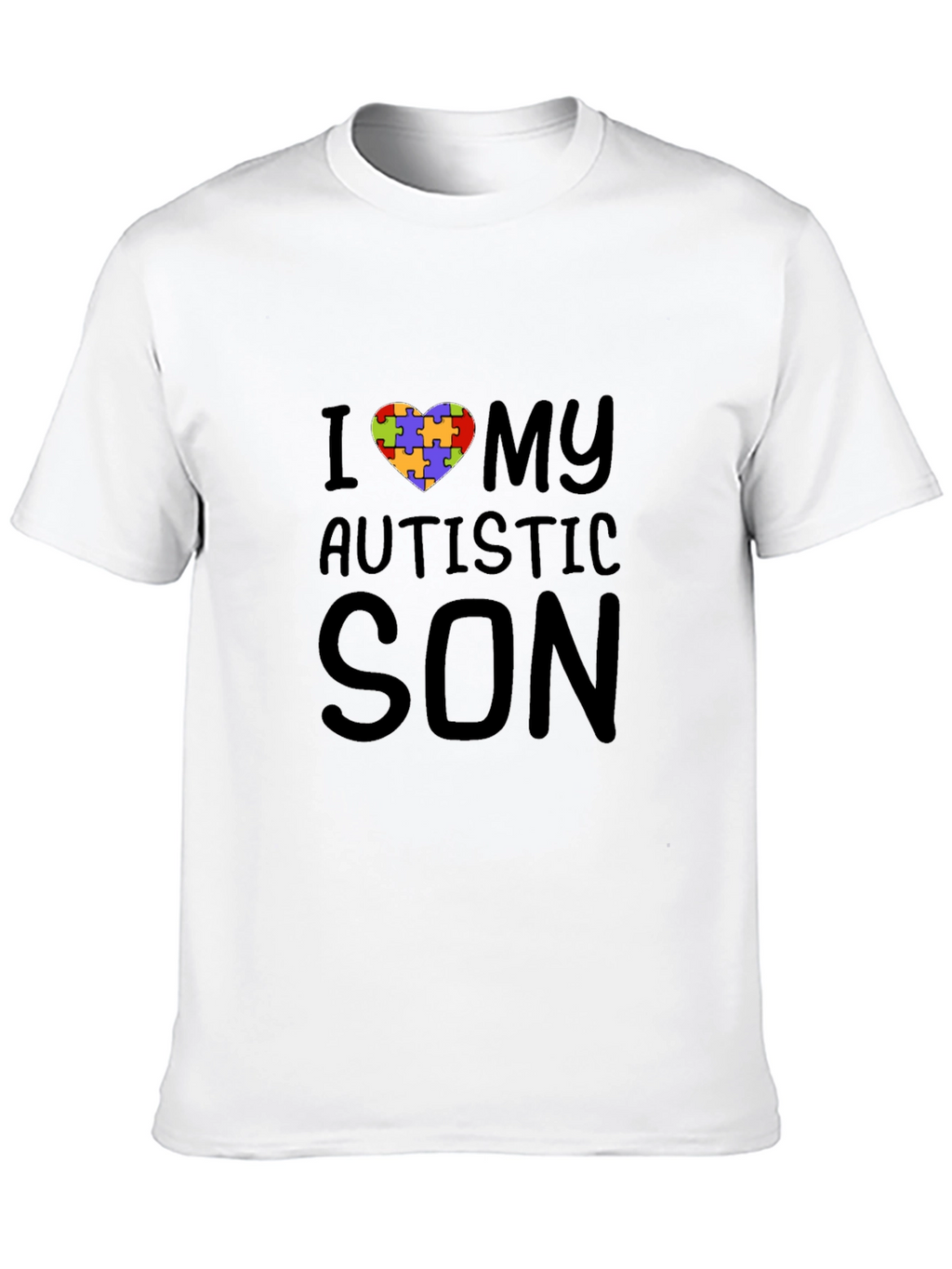 I Heart My Autistic Son T-Shirt - Autism Awareness