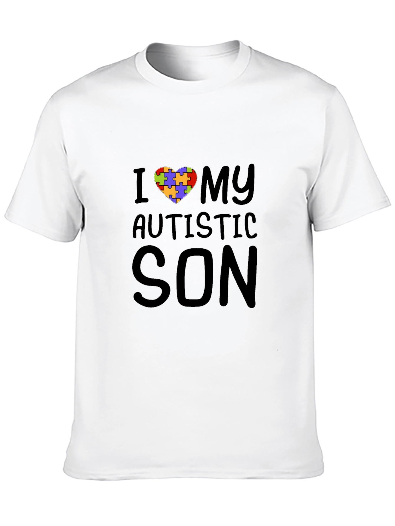 I Heart My Autistic Son T-Shirt - Autism Awareness