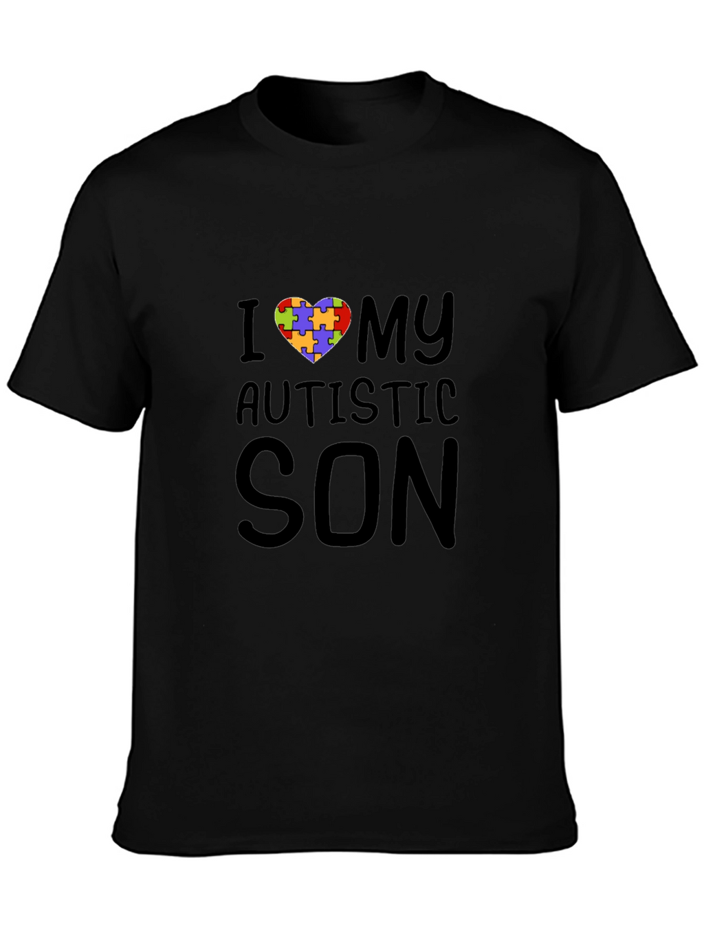 I Heart My Autistic Son T-Shirt - Autism Awareness