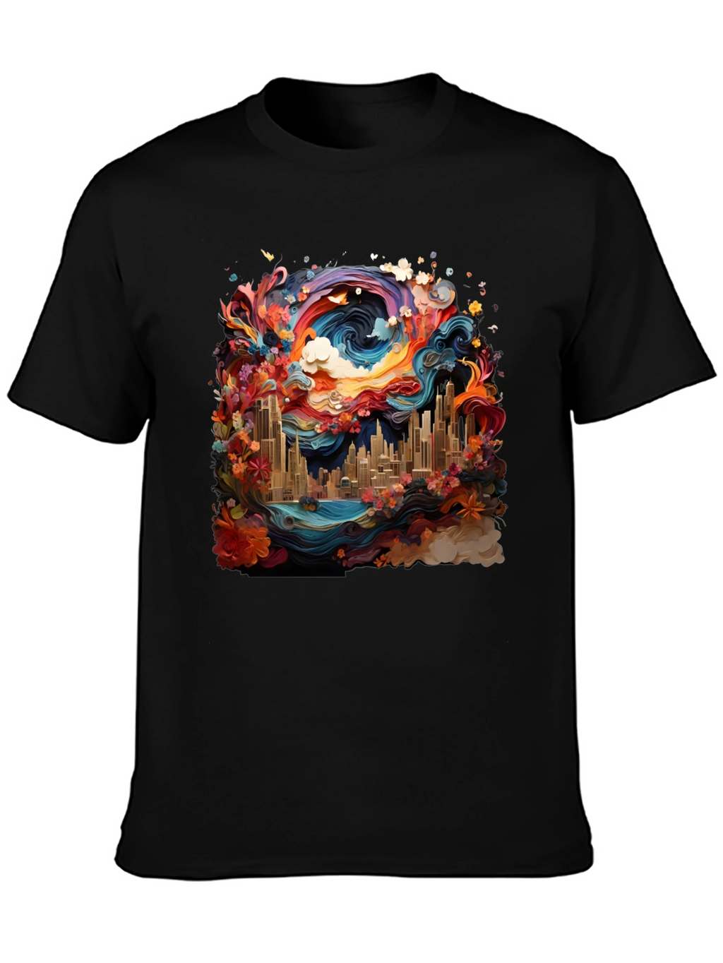 Vibrant Cityscape Tee