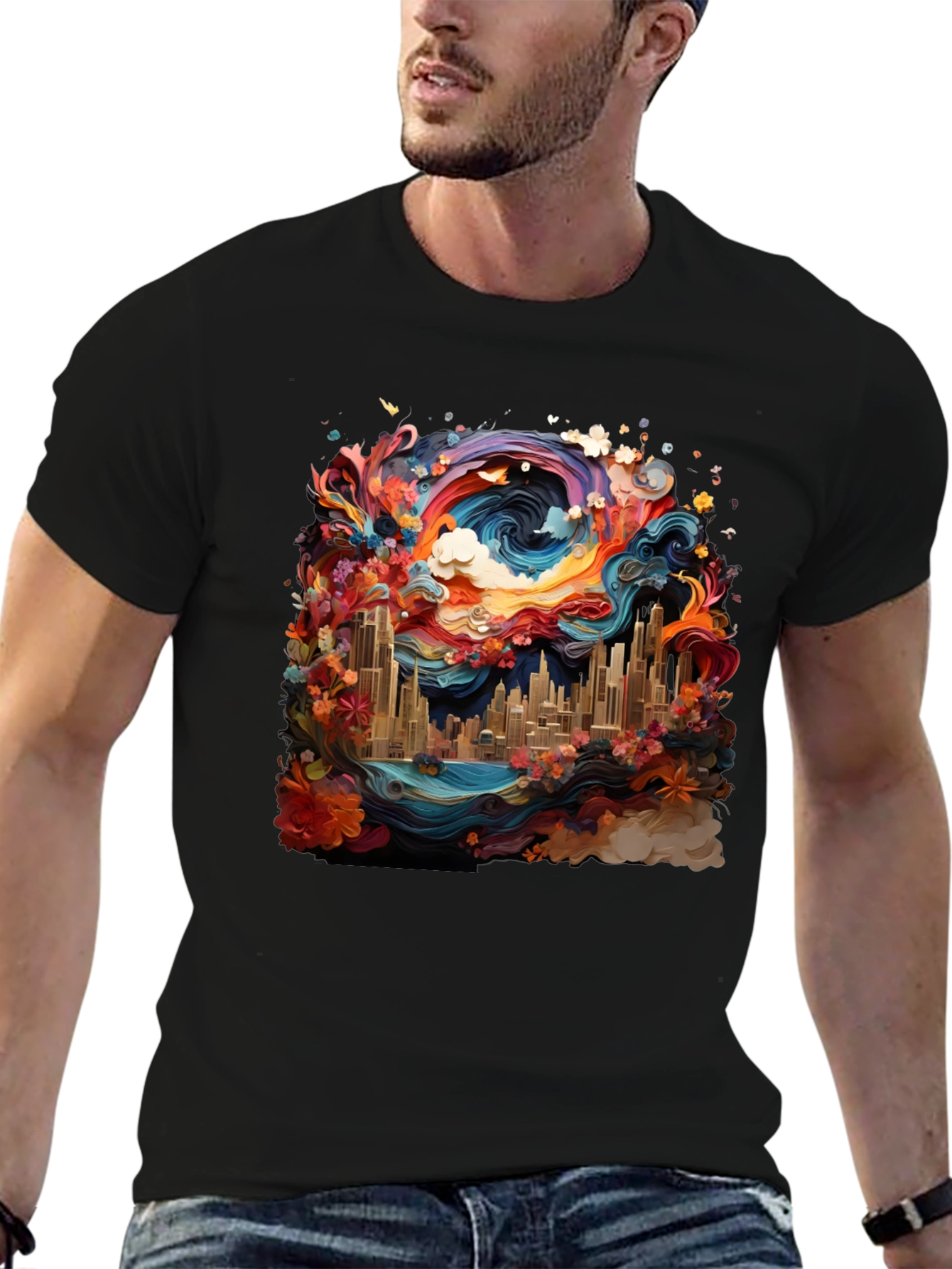 Vibrant Cityscape Tee