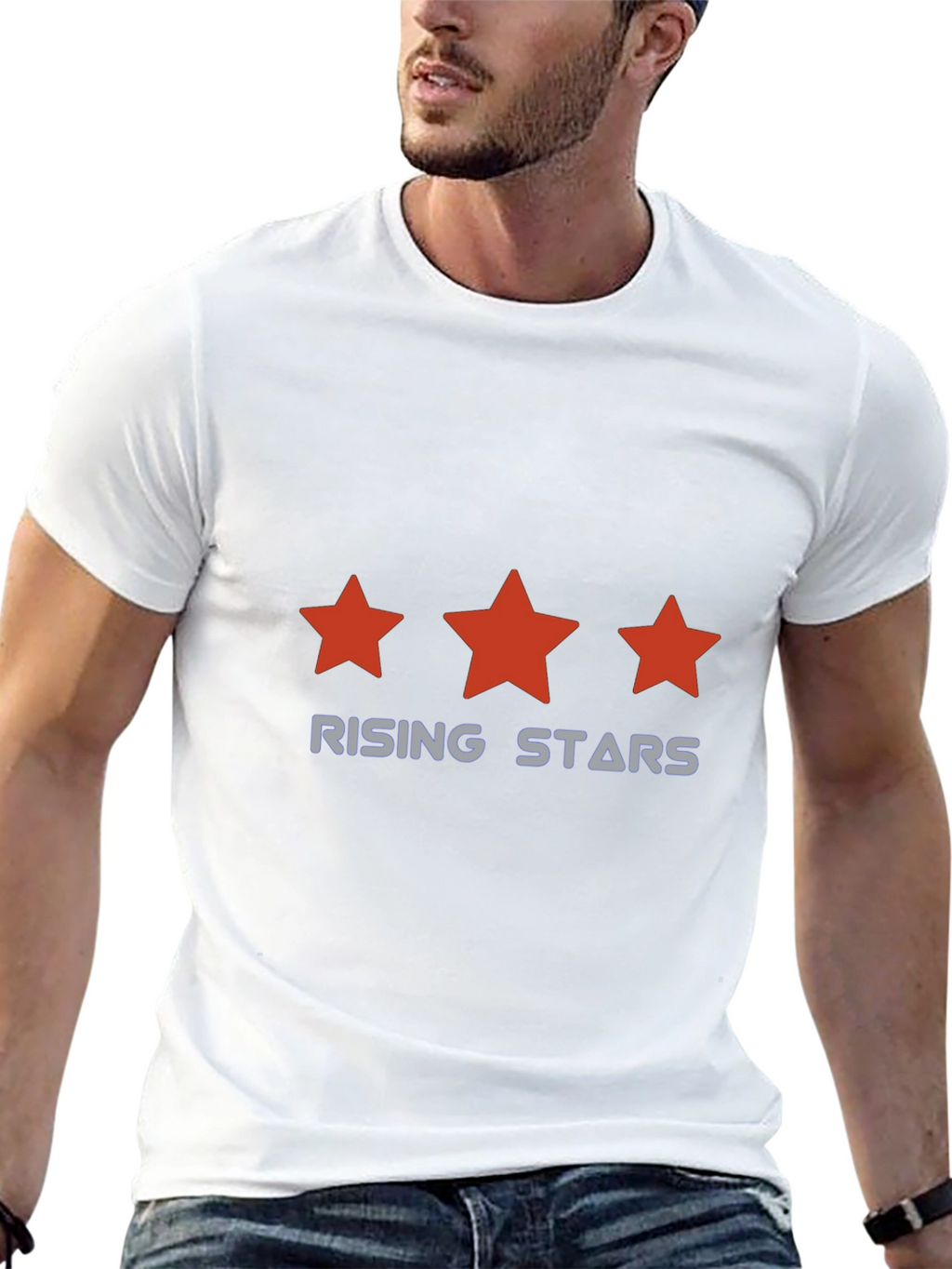 Rising Stars Graphic Tee - Classic Black