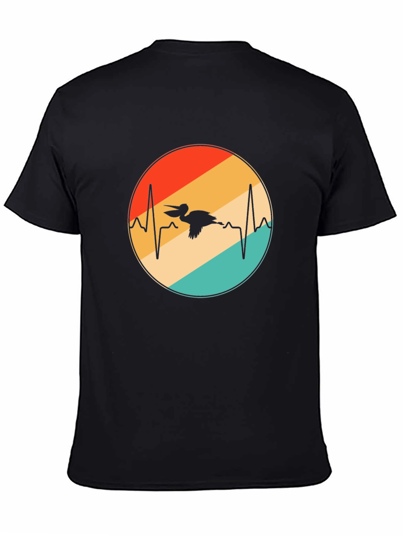 Pelican Heartbeat Retro Graphic Tee
