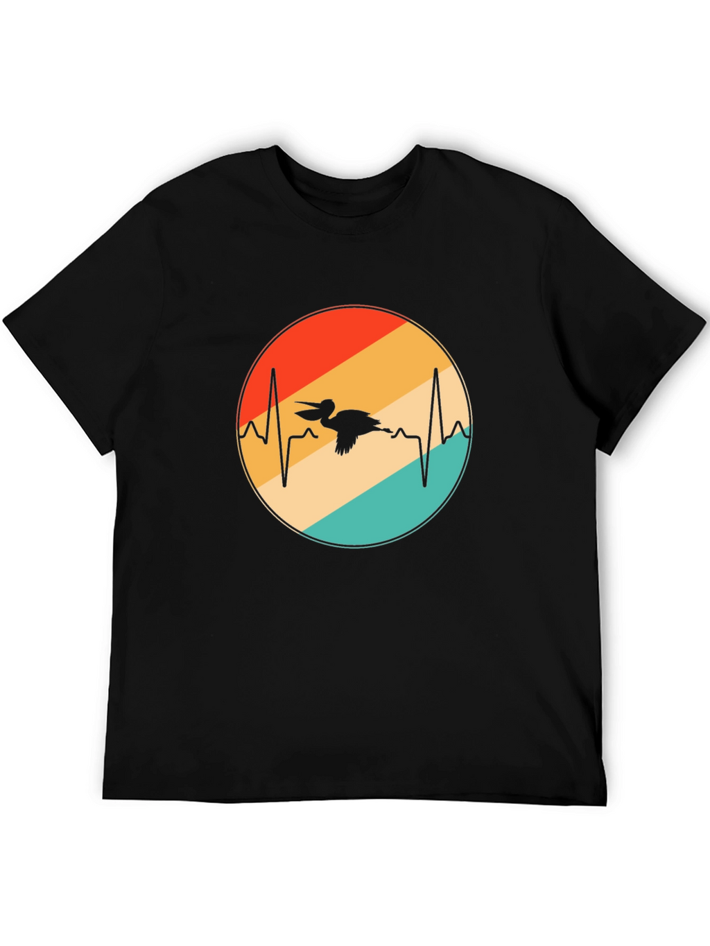Pelican Heartbeat Retro Graphic Tee