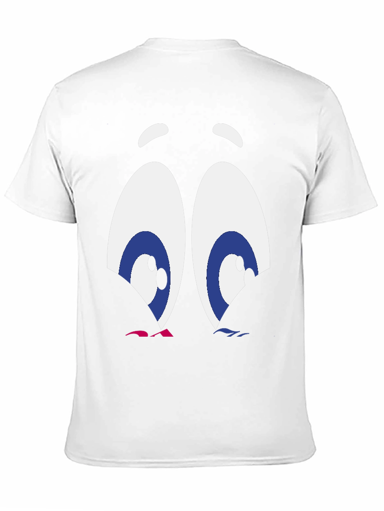 Cartoon Eyes Graphic T-Shirt - Funny Expression Tee