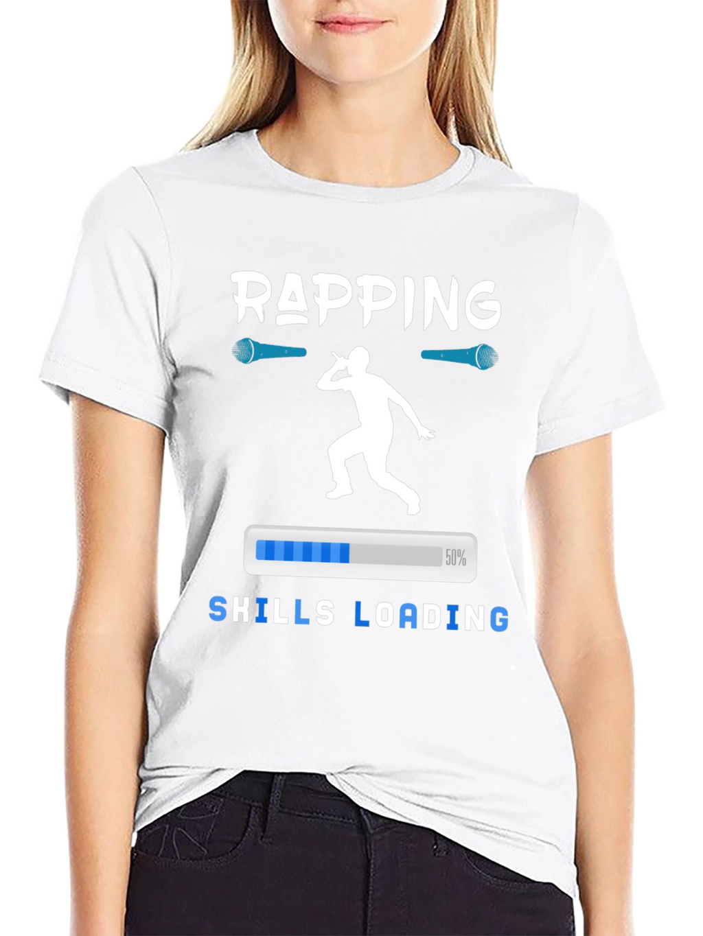 Rapping Skills Loading Graphic T-Shirt