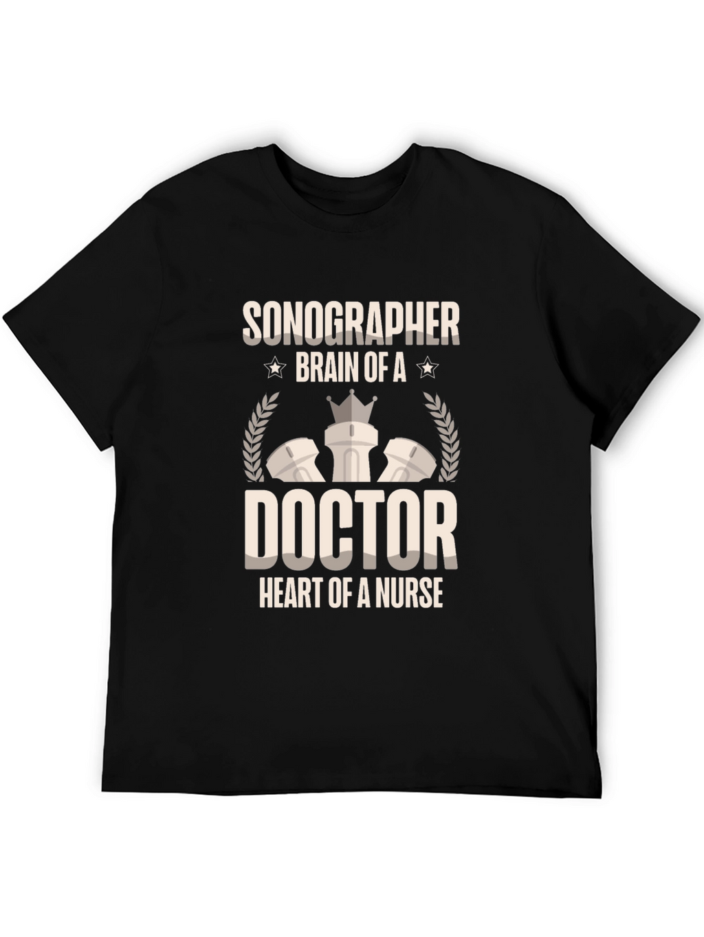 Sonographer Brain Doctor Nurse Graphic Tee