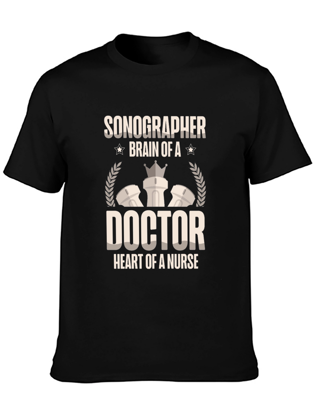 Sonographer Brain Doctor Nurse Graphic Tee