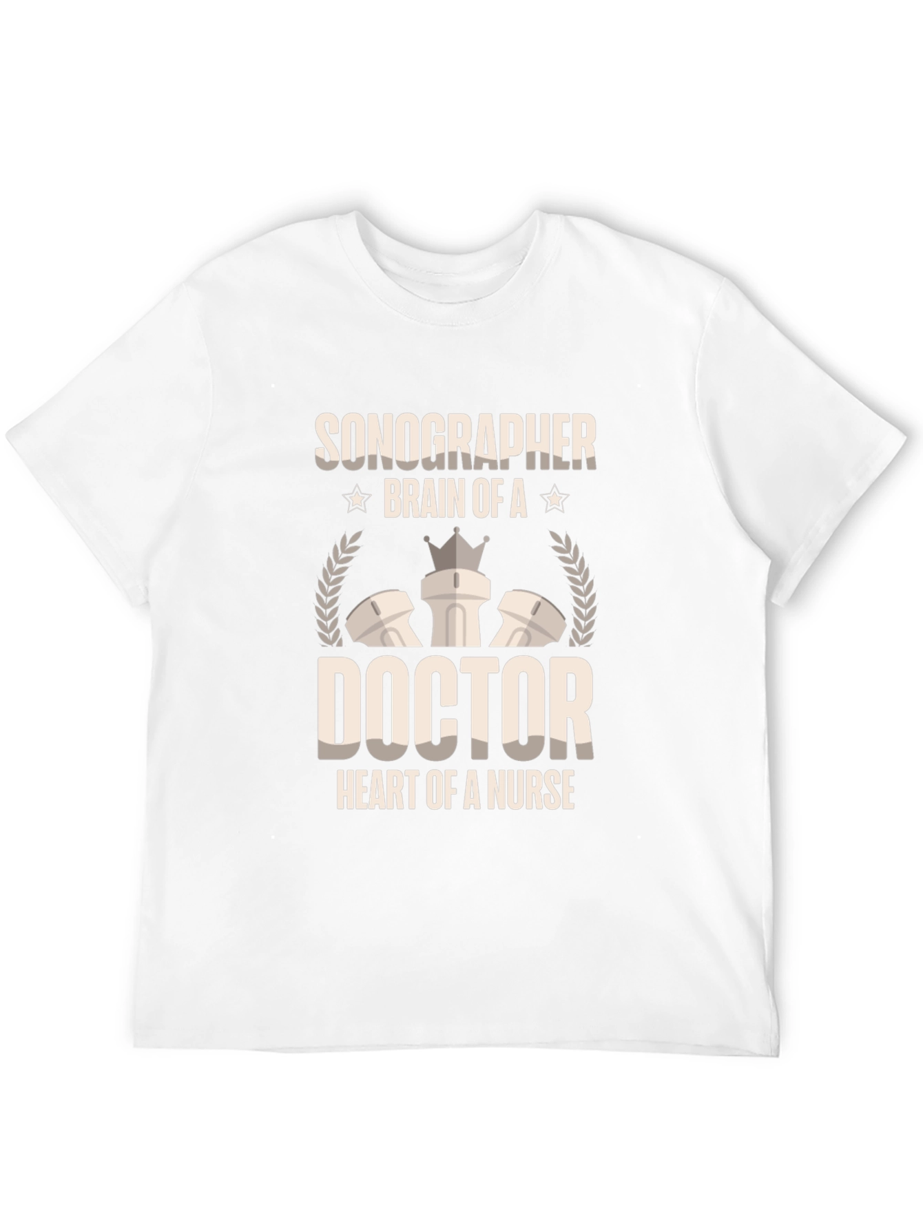 Sonographer Brain Doctor Nurse Graphic Tee