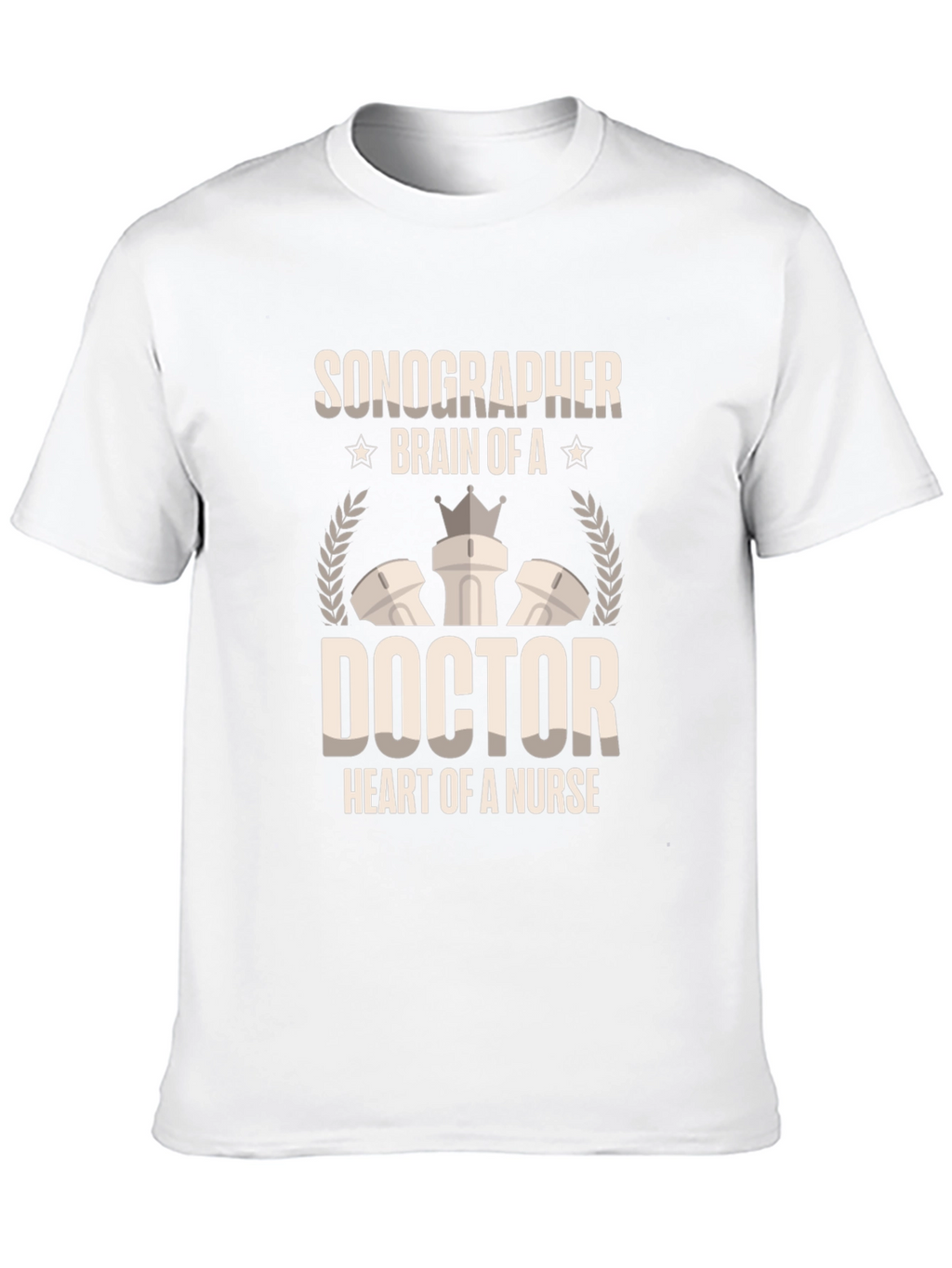 Sonographer Brain Doctor Nurse Graphic Tee