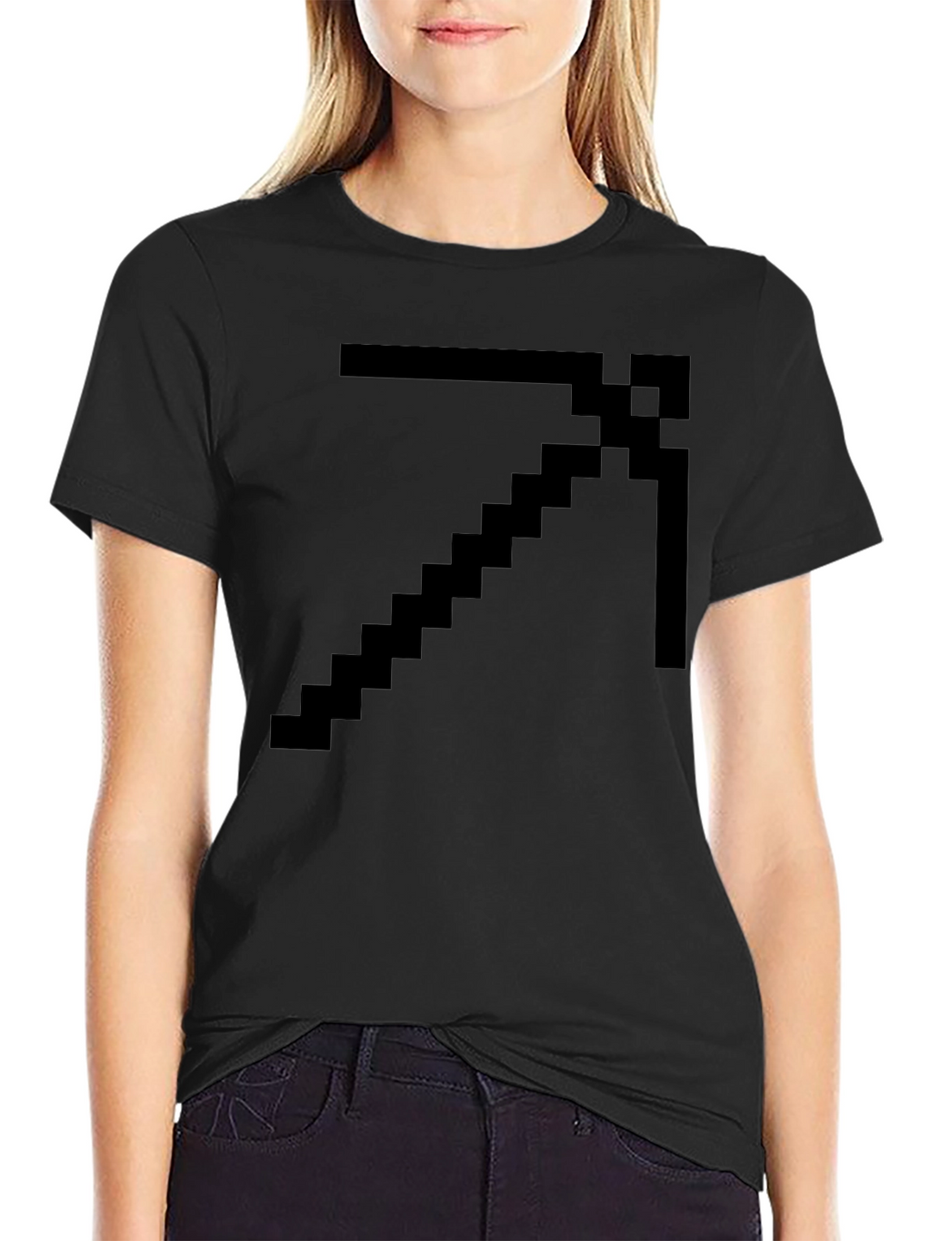 Pixel Pickaxe Graphic T-Shirt