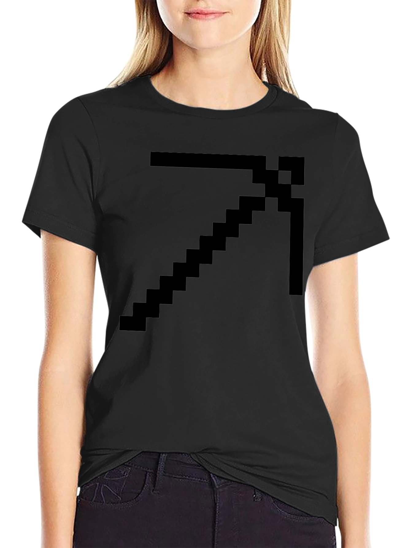 Pixel Pickaxe Graphic T-Shirt