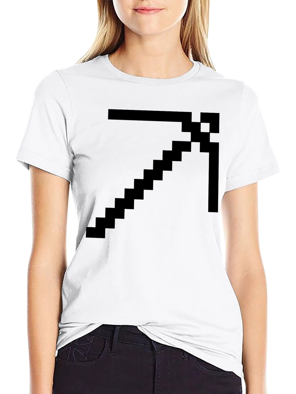 Pixel Pickaxe Graphic T-Shirt