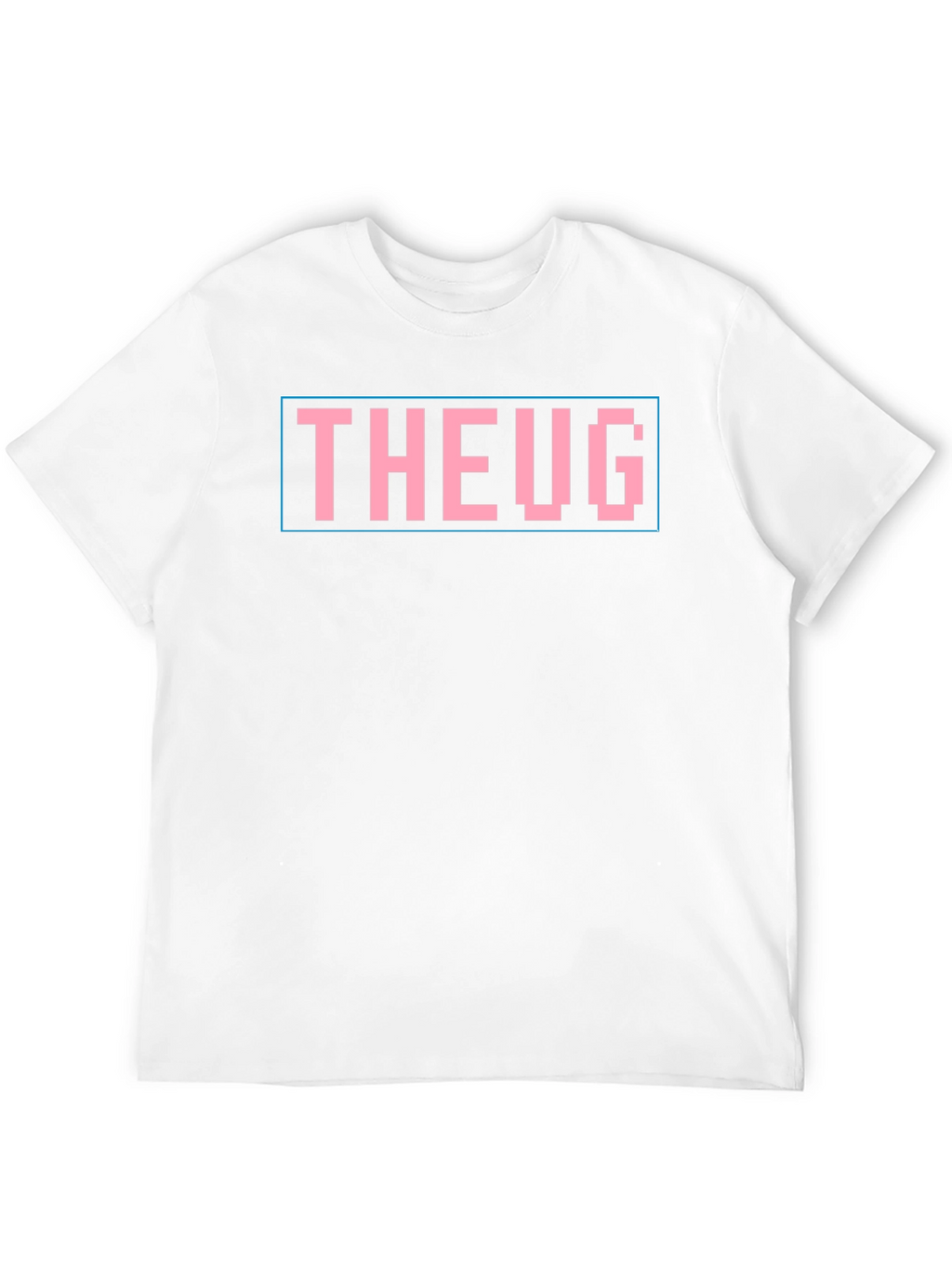 THEUG Pixel Graphic T-Shirt - Black Cotton Blend Tee