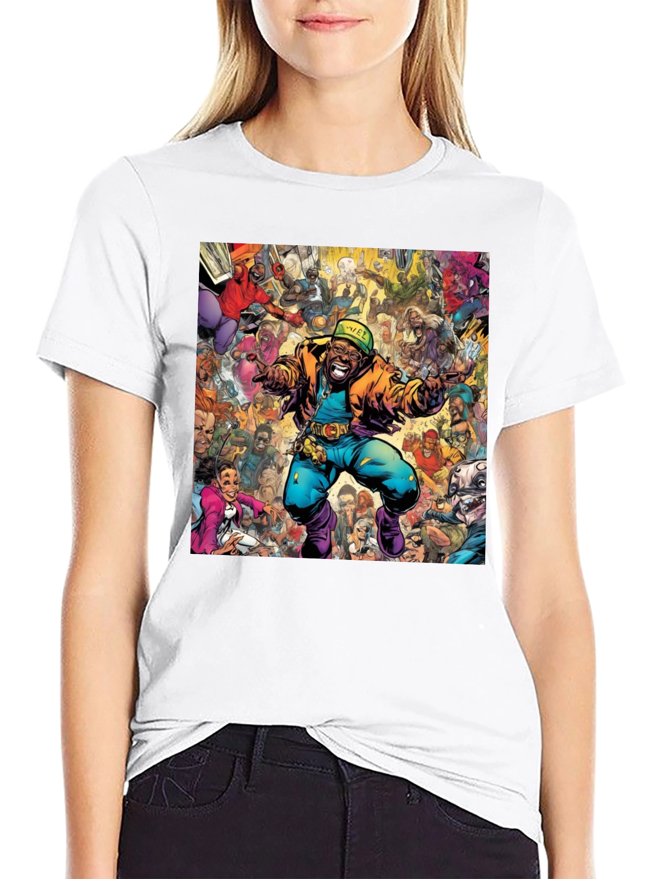 Retro Comic Book Style Graphic Tee