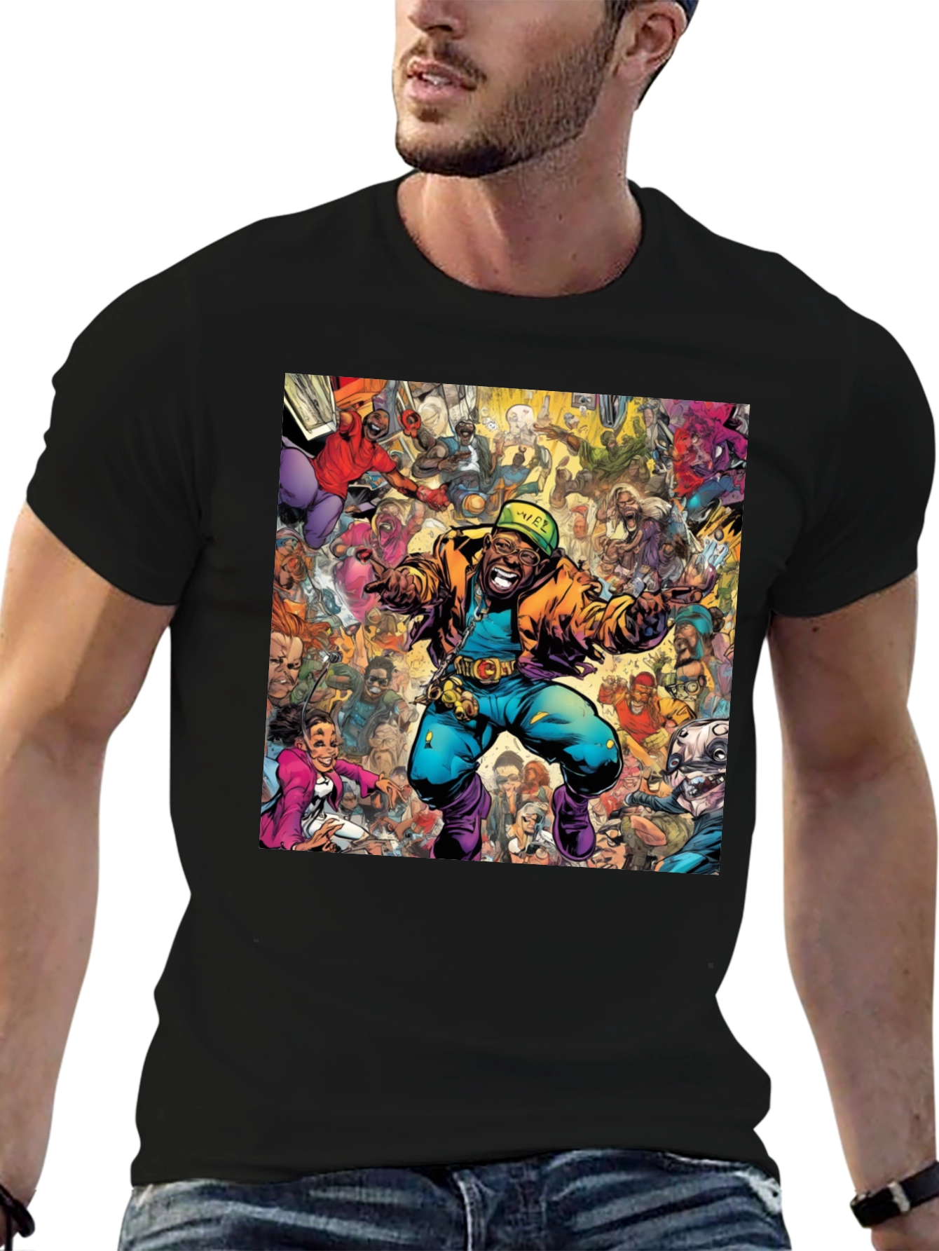 Retro Comic Book Style Graphic Tee