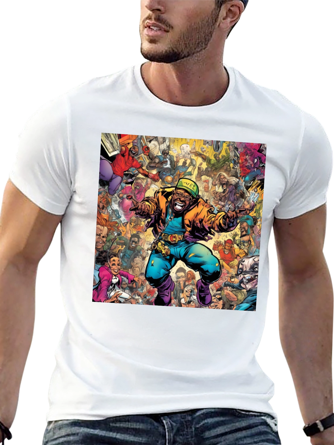 Retro Comic Book Style Graphic Tee