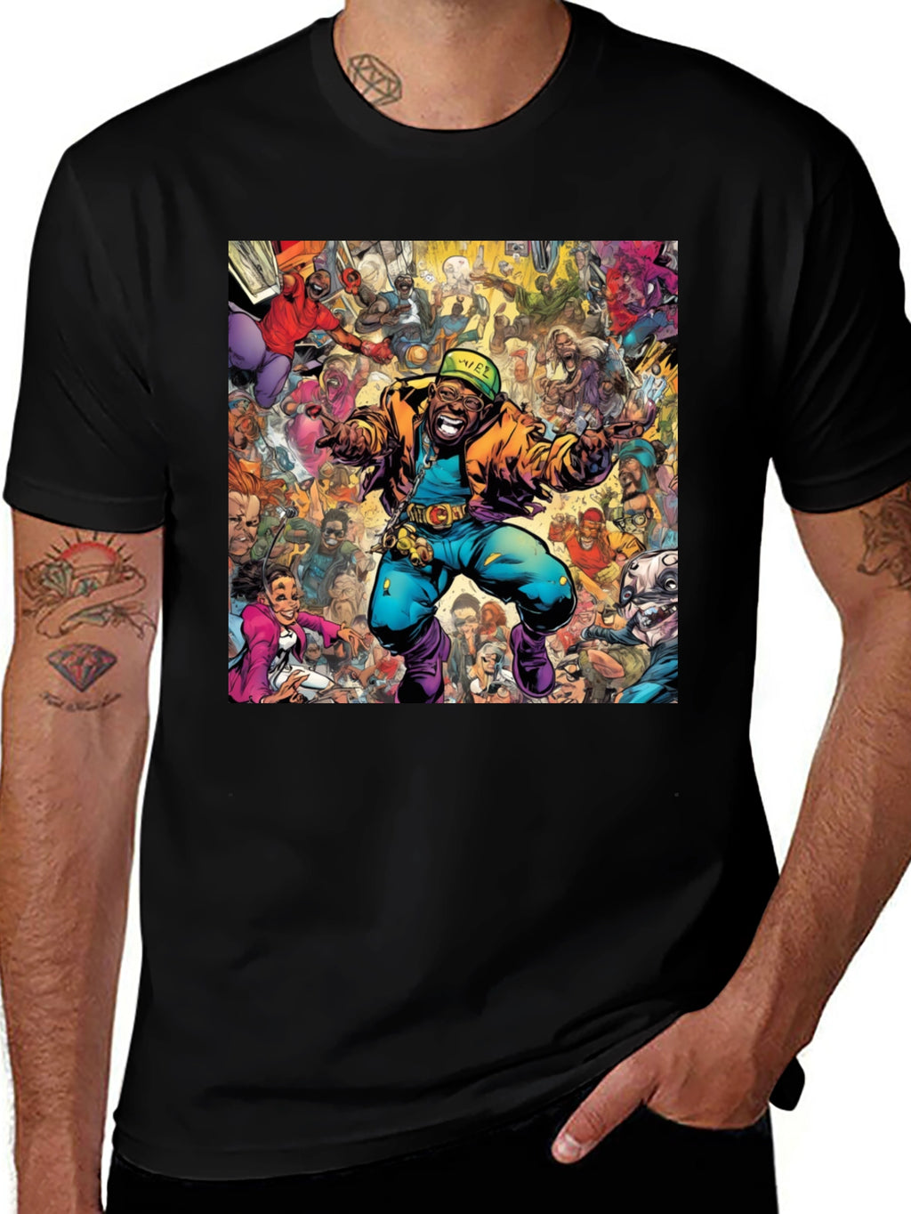 Retro Comic Book Style Graphic Tee