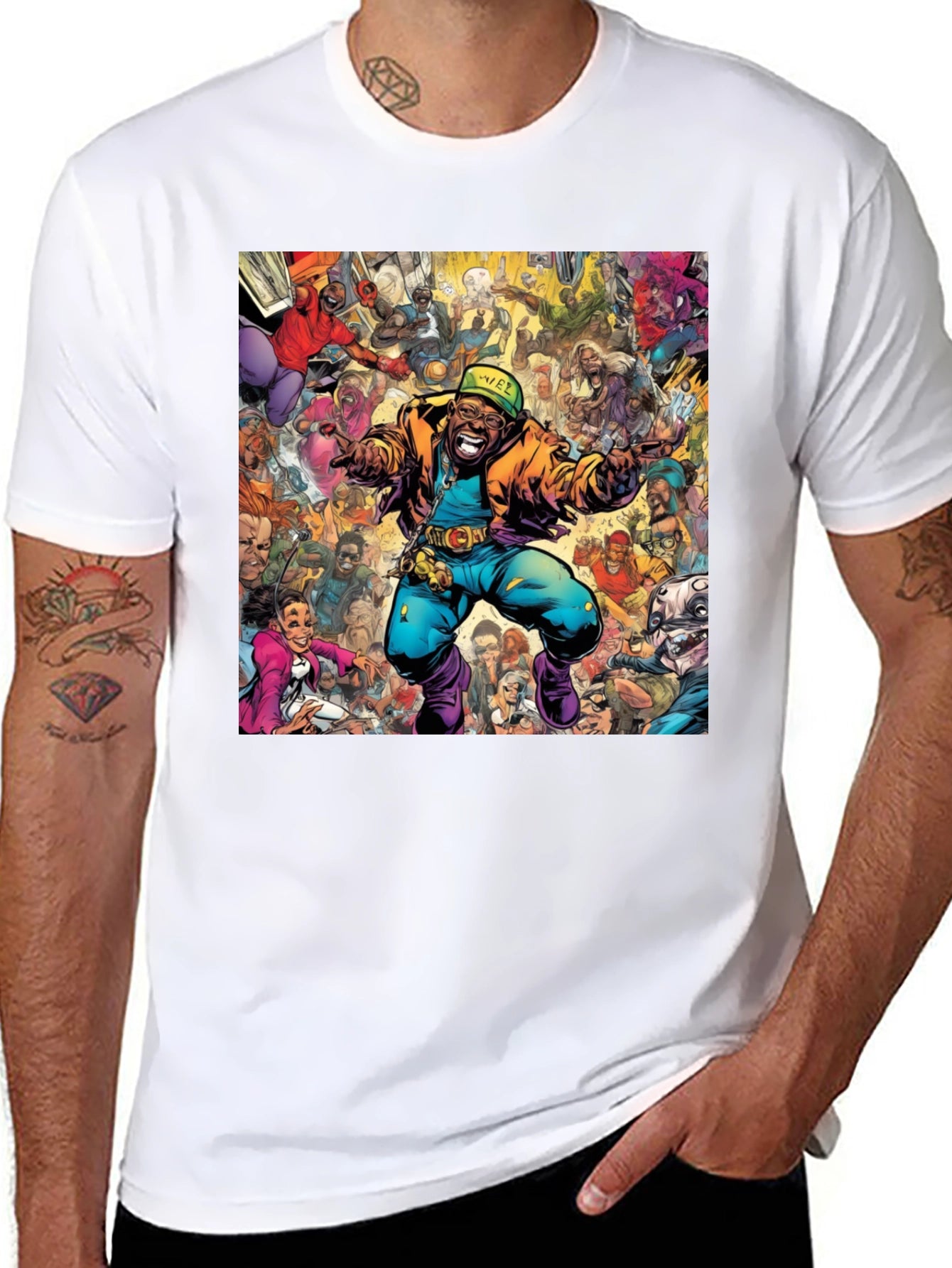 Retro Comic Book Style Graphic Tee