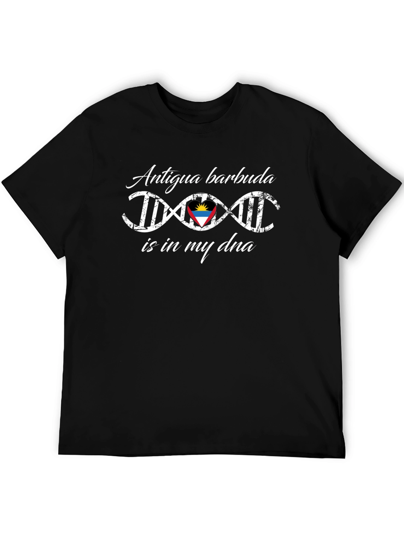 Antigua Barbuda DNA Flag T-Shirt