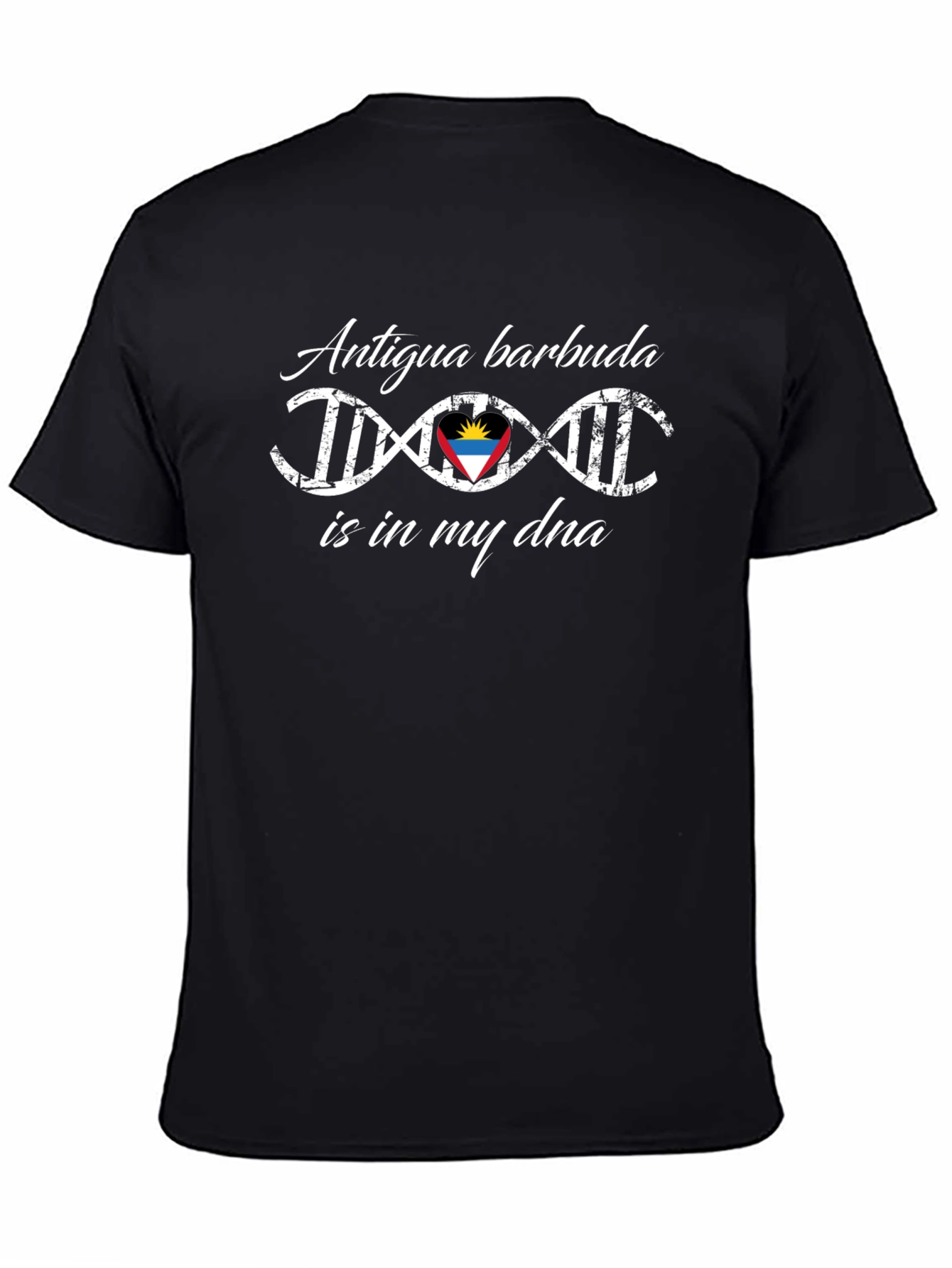 Antigua Barbuda DNA Flag T-Shirt